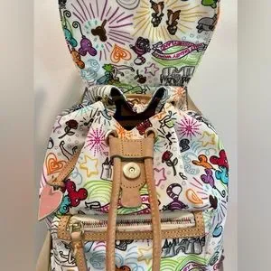 Dooney & Bourke Nylon Sketch Walt Disney World / Disneyland Backpack Disney Dooney & Bourke Dogs Paw Prints Sketch Backpack  main image 2